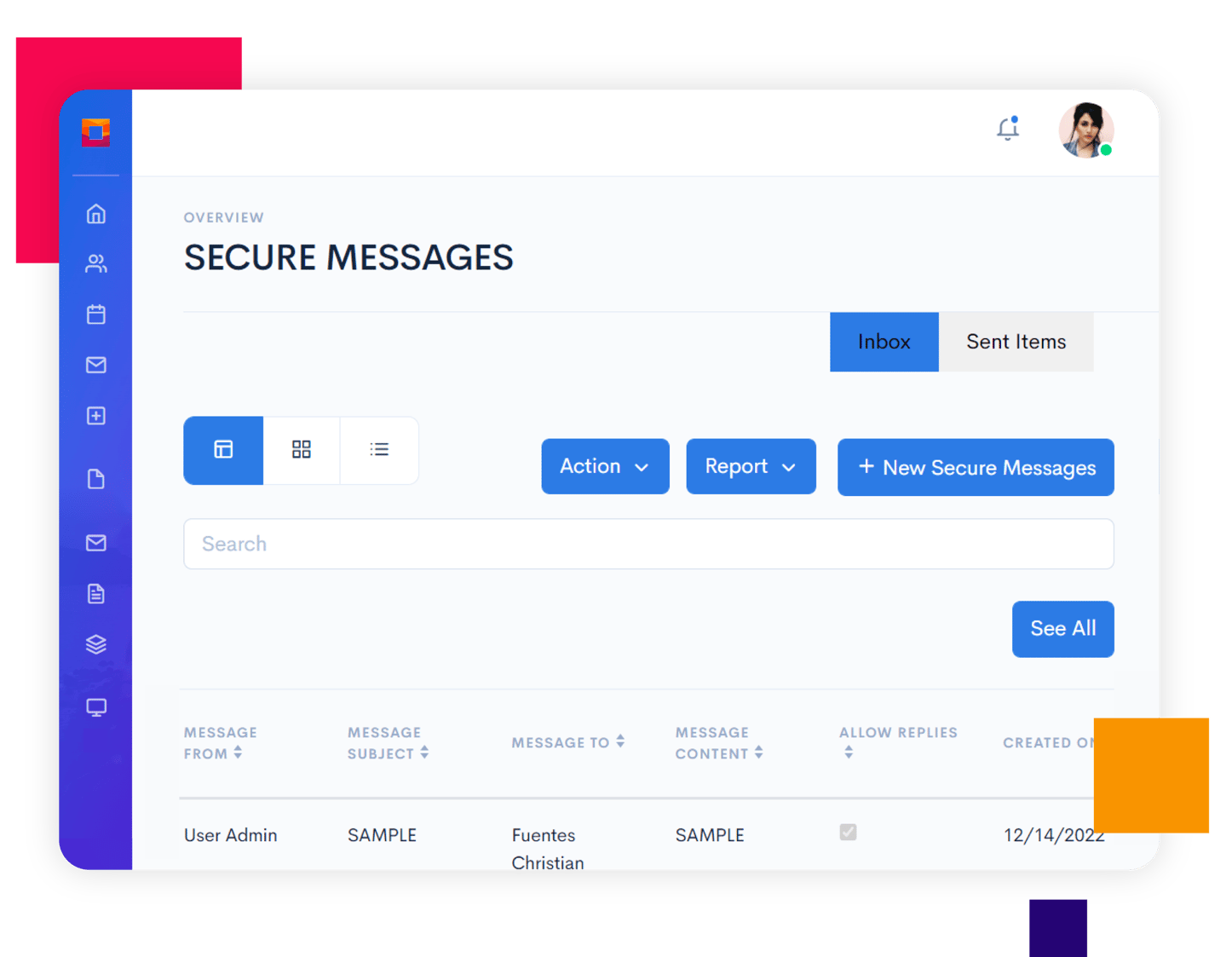 Core Platform - Secure Messages